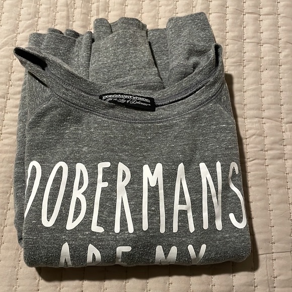 Size small Doberman pride wide neck sweat shirt - Picture 5 of 9